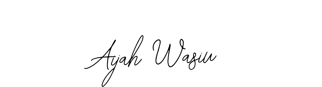 Aijah Wasiu stylish signature style. Best Handwritten Sign (Bearetta-2O07w) for my name. Handwritten Signature Collection Ideas for my name Aijah Wasiu. Aijah Wasiu signature style 12 images and pictures png