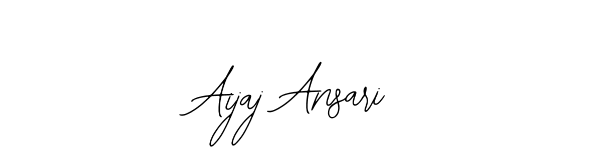 How to Draw Aijaj Ansari signature style? Bearetta-2O07w is a latest design signature styles for name Aijaj Ansari. Aijaj Ansari signature style 12 images and pictures png