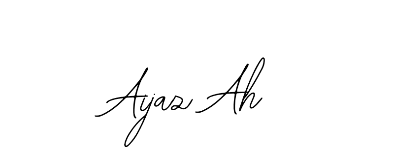 You should practise on your own different ways (Bearetta-2O07w) to write your name (Aijaz Ah) in signature. don't let someone else do it for you. Aijaz Ah signature style 12 images and pictures png