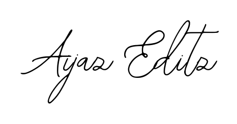 The Bearetta-2O07w font transforms the name Aijaz Editz into an executive sign with sharp precision and distinguished character. Aijaz Editz signature style 12 images and pictures png