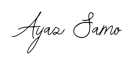 Personalize your online presence with Aijaz Samo signature rendered in elegant Bearetta-2O07w font. Great for website footers and blogs. Aijaz Samo signature style 12 images and pictures png