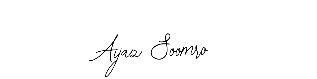 Create a beautiful signature design for name Aijaz Soomro. With this signature (Bearetta-2O07w) fonts, you can make a handwritten signature for free. Aijaz Soomro signature style 12 images and pictures png