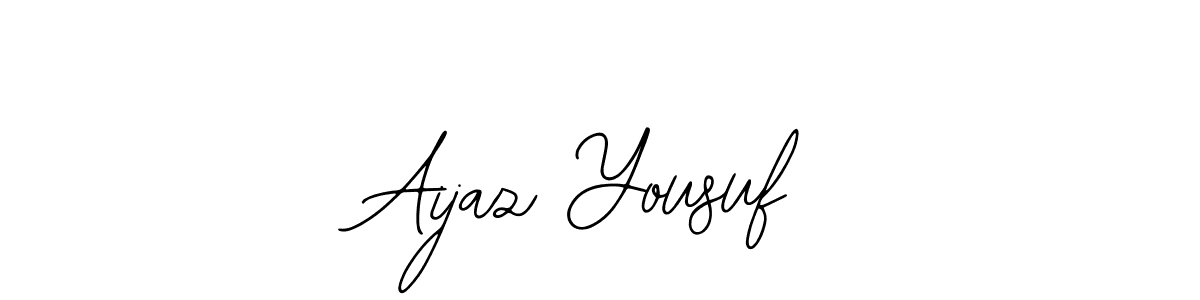 Design your own signature with our free online signature maker. With this signature software, you can create a handwritten (Bearetta-2O07w) signature for name Aijaz Yousuf. Aijaz Yousuf signature style 12 images and pictures png