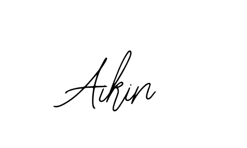 Design your own signature with our free online signature maker. With this signature software, you can create a handwritten (Bearetta-2O07w) signature for name Aikin. Aikin signature style 12 images and pictures png