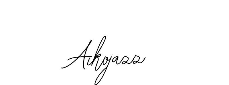 if you are searching for the best signature style for your name Aikojazz. so please give up your signature search. here we have designed multiple signature styles  using Bearetta-2O07w. Aikojazz signature style 12 images and pictures png