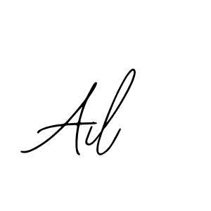 Bearetta-2O07w is a professional signature style that is perfect for those who want to add a touch of class to their signature. It is also a great choice for those who want to make their signature more unique. Get Ail name to fancy signature for free. Ail signature style 12 images and pictures png