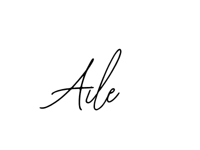 Design your own signature with our free online signature maker. With this signature software, you can create a handwritten (Bearetta-2O07w) signature for name Aile. Aile signature style 12 images and pictures png