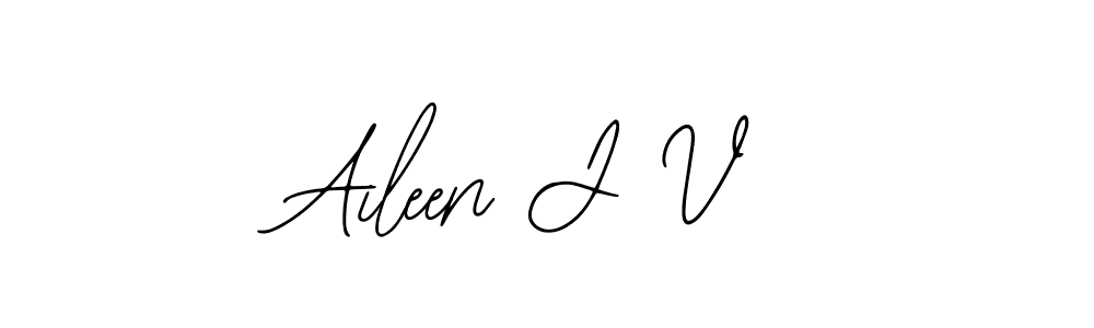 Create a beautiful signature design for name Aileen J V. With this signature (Bearetta-2O07w) fonts, you can make a handwritten signature for free. Aileen J V signature style 12 images and pictures png