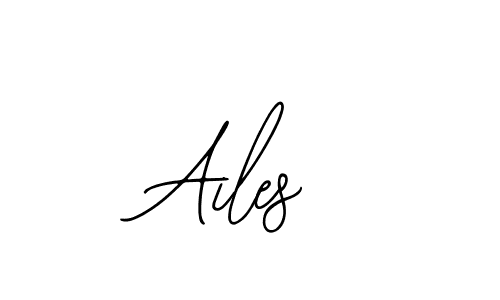 if you are searching for the best signature style for your name Ailes. so please give up your signature search. here we have designed multiple signature styles  using Bearetta-2O07w. Ailes signature style 12 images and pictures png