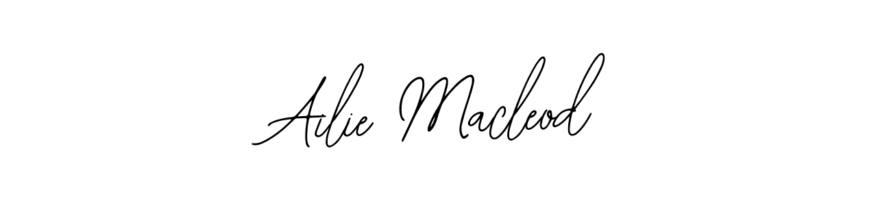 You should practise on your own different ways (Bearetta-2O07w) to write your name (Ailie Macleod) in signature. don't let someone else do it for you. Ailie Macleod signature style 12 images and pictures png