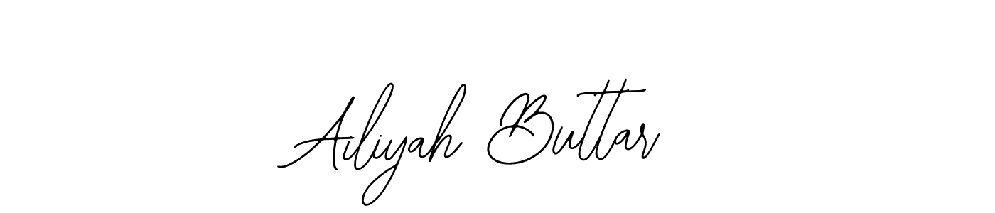 You should practise on your own different ways (Bearetta-2O07w) to write your name (Ailiyah Buttar) in signature. don't let someone else do it for you. Ailiyah Buttar signature style 12 images and pictures png