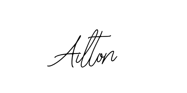 Similarly Bearetta-2O07w is the best handwritten signature design. Signature creator online .You can use it as an online autograph creator for name Ailton. Ailton signature style 12 images and pictures png