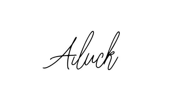 Also we have Ailuck name is the best signature style. Create professional handwritten signature collection using Bearetta-2O07w autograph style. Ailuck signature style 12 images and pictures png