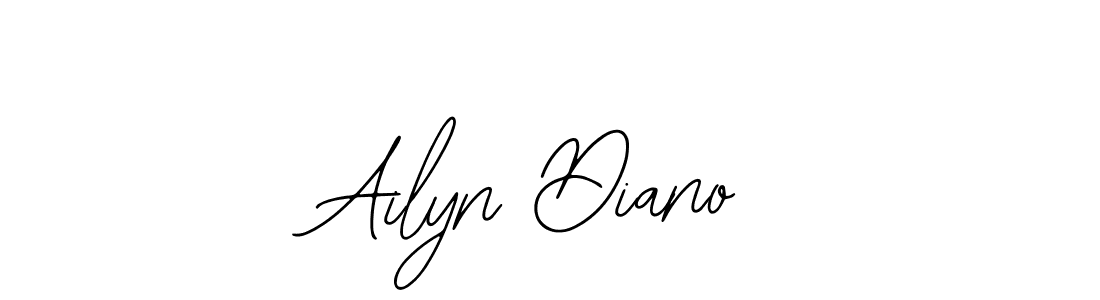 The best way (Bearetta-2O07w) to make a short signature is to pick only two or three words in your name. The name Ailyn Diano include a total of six letters. For converting this name. Ailyn Diano signature style 12 images and pictures png