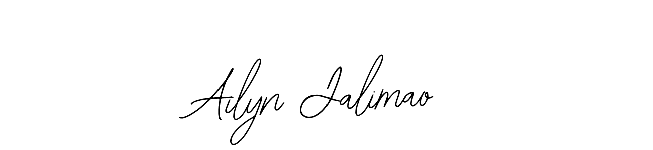 How to Draw Ailyn Jalimao signature style? Bearetta-2O07w is a latest design signature styles for name Ailyn Jalimao. Ailyn Jalimao signature style 12 images and pictures png