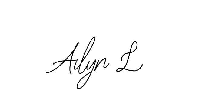 It looks lik you need a new signature style for name Ailyn L. Design unique handwritten (Bearetta-2O07w) signature with our free signature maker in just a few clicks. Ailyn L signature style 12 images and pictures png