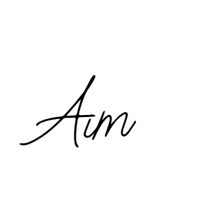 Aim stylish signature style. Best Handwritten Sign (Bearetta-2O07w) for my name. Handwritten Signature Collection Ideas for my name Aim. Aim signature style 12 images and pictures png