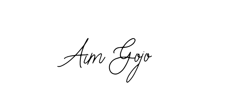 Design your own signature with our free online signature maker. With this signature software, you can create a handwritten (Bearetta-2O07w) signature for name Aim Gojo. Aim Gojo signature style 12 images and pictures png