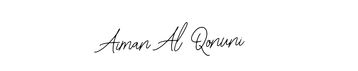 Design your own signature with our free online signature maker. With this signature software, you can create a handwritten (Bearetta-2O07w) signature for name Aiman Al Qonuni. Aiman Al Qonuni signature style 12 images and pictures png