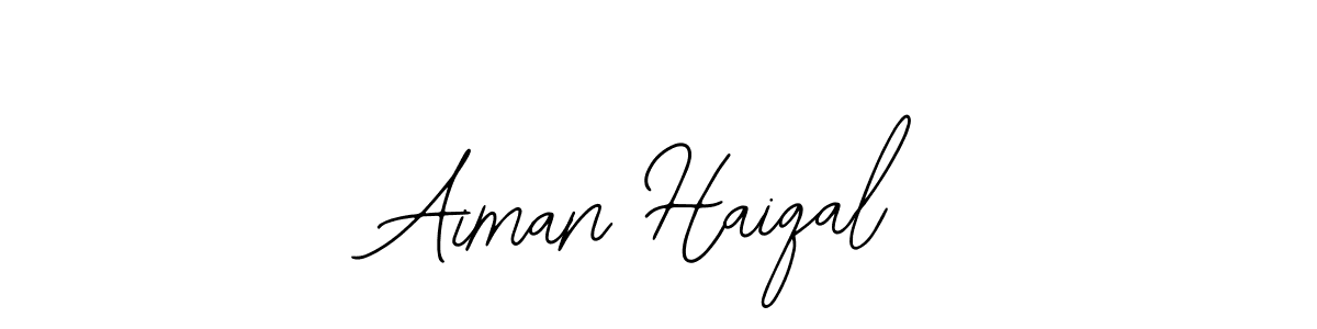 Aiman Haiqal stylish signature style. Best Handwritten Sign (Bearetta-2O07w) for my name. Handwritten Signature Collection Ideas for my name Aiman Haiqal. Aiman Haiqal signature style 12 images and pictures png