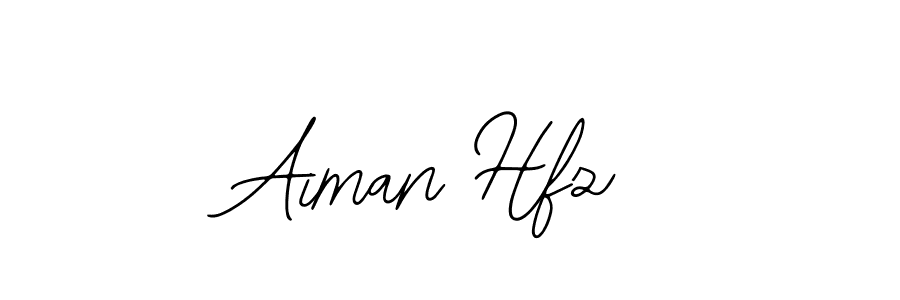 Aiman Hfz stylish signature style. Best Handwritten Sign (Bearetta-2O07w) for my name. Handwritten Signature Collection Ideas for my name Aiman Hfz. Aiman Hfz signature style 12 images and pictures png