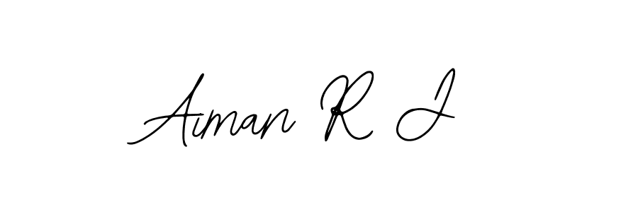 Once you've used our free online signature maker to create your best signature Bearetta-2O07w style, it's time to enjoy all of the benefits that Aiman R J name signing documents. Aiman R J signature style 12 images and pictures png