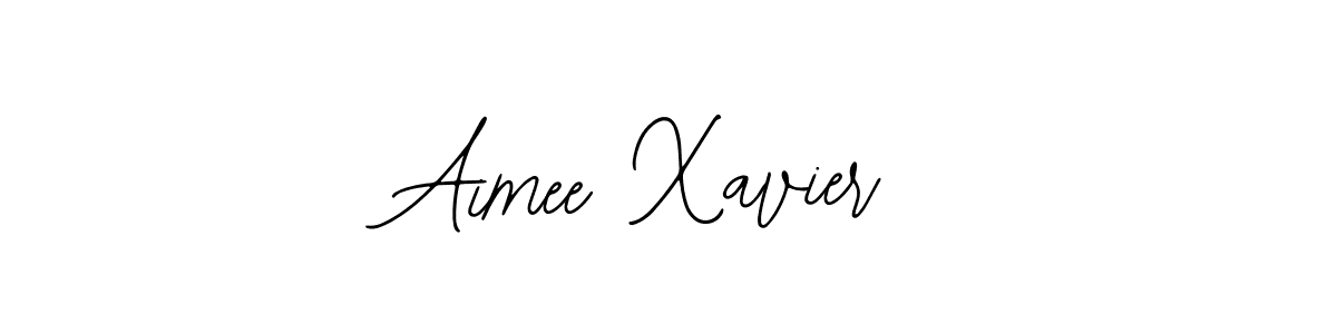 You should practise on your own different ways (Bearetta-2O07w) to write your name (Aimee Xavier) in signature. don't let someone else do it for you. Aimee Xavier signature style 12 images and pictures png