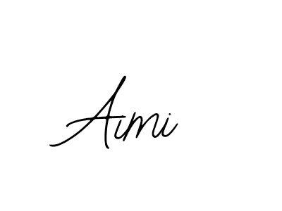 How to make Aimi name signature. Use Bearetta-2O07w style for creating short signs online. This is the latest handwritten sign. Aimi signature style 12 images and pictures png