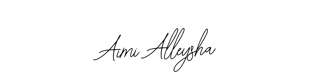 Make a beautiful signature design for name Aimi Alleysha. With this signature (Bearetta-2O07w) style, you can create a handwritten signature for free. Aimi Alleysha signature style 12 images and pictures png