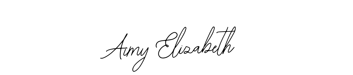 Bearetta-2O07w is a professional signature style that is perfect for those who want to add a touch of class to their signature. It is also a great choice for those who want to make their signature more unique. Get Aimy Elizabeth name to fancy signature for free. Aimy Elizabeth signature style 12 images and pictures png