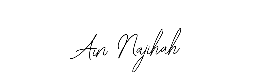 See photos of Ain Najihah official signature by Spectra . Check more albums & portfolios. Read reviews & check more about Bearetta-2O07w font. Ain Najihah signature style 12 images and pictures png