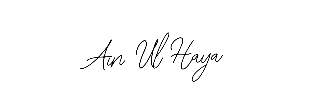 Similarly Bearetta-2O07w is the best handwritten signature design. Signature creator online .You can use it as an online autograph creator for name Ain Ul Haya. Ain Ul Haya signature style 12 images and pictures png