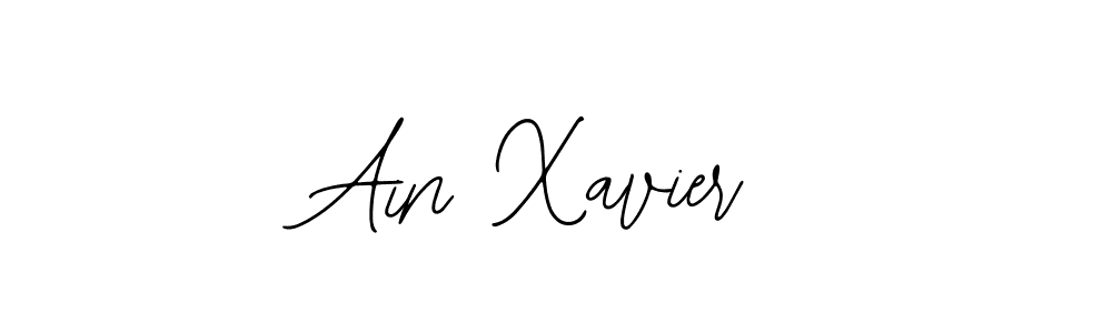 Design your own signature with our free online signature maker. With this signature software, you can create a handwritten (Bearetta-2O07w) signature for name Ain Xavier. Ain Xavier signature style 12 images and pictures png