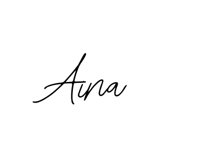 Create a beautiful signature design for name Aina. With this signature (Bearetta-2O07w) fonts, you can make a handwritten signature for free. Aina signature style 12 images and pictures png