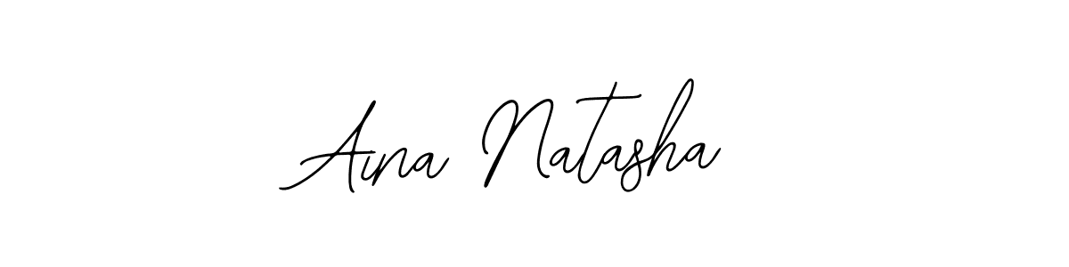 Also we have Aina Natasha name is the best signature style. Create professional handwritten signature collection using Bearetta-2O07w autograph style. Aina Natasha signature style 12 images and pictures png