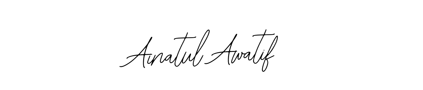 This is the best signature style for the Ainatul Awatif name. Also you like these signature font (Bearetta-2O07w). Mix name signature. Ainatul Awatif signature style 12 images and pictures png