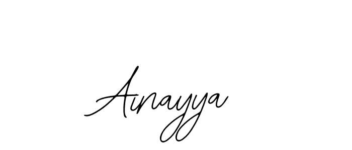 if you are searching for the best signature style for your name Ainayya. so please give up your signature search. here we have designed multiple signature styles  using Bearetta-2O07w. Ainayya signature style 12 images and pictures png