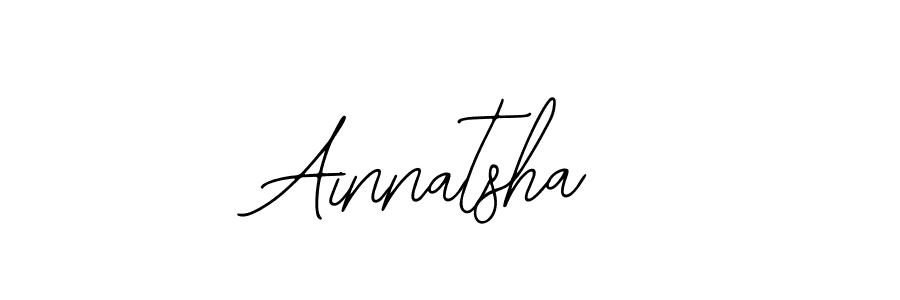 Make a short Ainnatsha signature style. Manage your documents anywhere anytime using Bearetta-2O07w. Create and add eSignatures, submit forms, share and send files easily. Ainnatsha signature style 12 images and pictures png