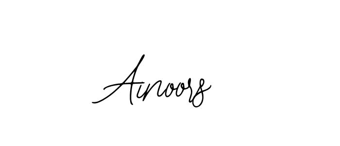 Make a beautiful signature design for name Ainoors. With this signature (Bearetta-2O07w) style, you can create a handwritten signature for free. Ainoors signature style 12 images and pictures png