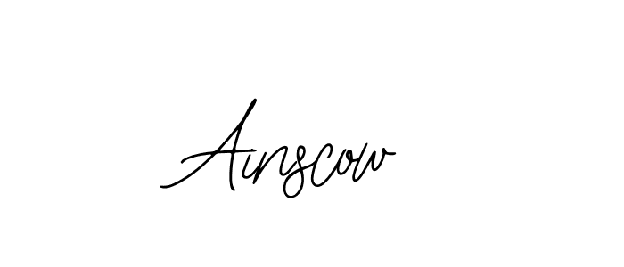 Design your own signature with our free online signature maker. With this signature software, you can create a handwritten (Bearetta-2O07w) signature for name Ainscow. Ainscow signature style 12 images and pictures png