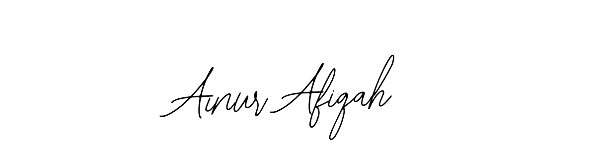 It looks lik you need a new signature style for name Ainur Afiqah. Design unique handwritten (Bearetta-2O07w) signature with our free signature maker in just a few clicks. Ainur Afiqah signature style 12 images and pictures png