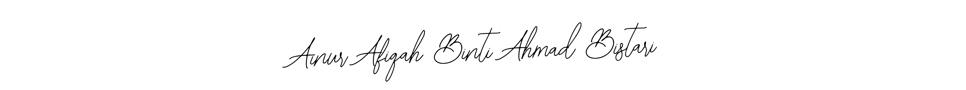 Ainur Afiqah Binti Ahmad Bistari stylish signature style. Best Handwritten Sign (Bearetta-2O07w) for my name. Handwritten Signature Collection Ideas for my name Ainur Afiqah Binti Ahmad Bistari. Ainur Afiqah Binti Ahmad Bistari signature style 12 images and pictures png