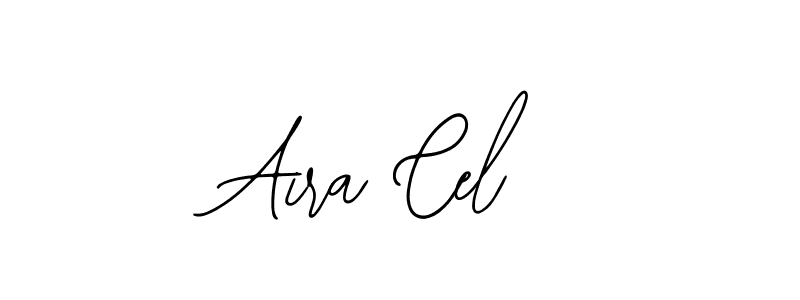 The best way (Bearetta-2O07w) to make a short signature is to pick only two or three words in your name. The name Aira Cel include a total of six letters. For converting this name. Aira Cel signature style 12 images and pictures png