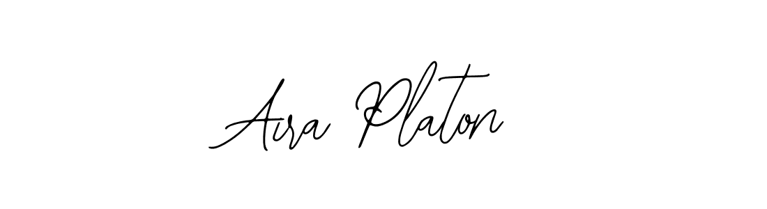 The best way (Bearetta-2O07w) to make a short signature is to pick only two or three words in your name. The name Aira Platon include a total of six letters. For converting this name. Aira Platon signature style 12 images and pictures png