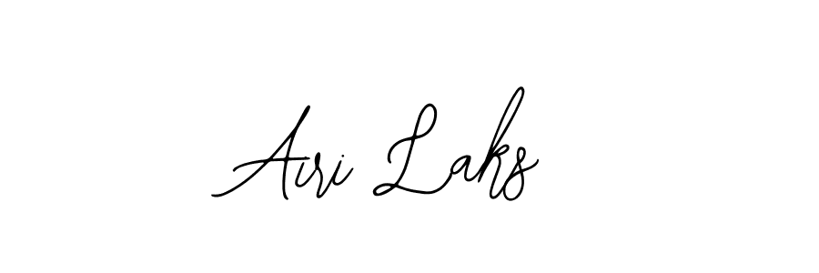 How to make Airi Laks name signature. Use Bearetta-2O07w style for creating short signs online. This is the latest handwritten sign. Airi Laks signature style 12 images and pictures png