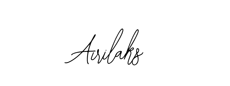 Similarly Bearetta-2O07w is the best handwritten signature design. Signature creator online .You can use it as an online autograph creator for name Airilaks. Airilaks signature style 12 images and pictures png