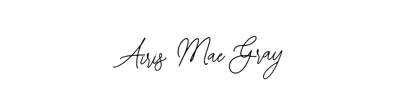 How to make Airis Mae Gray name signature. Use Bearetta-2O07w style for creating short signs online. This is the latest handwritten sign. Airis Mae Gray signature style 12 images and pictures png