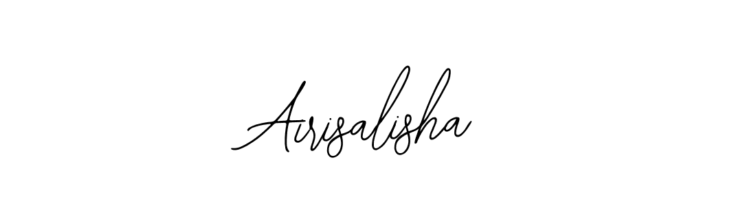 if you are searching for the best signature style for your name Airisalisha. so please give up your signature search. here we have designed multiple signature styles  using Bearetta-2O07w. Airisalisha signature style 12 images and pictures png