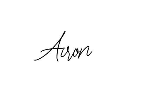 How to make Airon signature? Bearetta-2O07w is a professional autograph style. Create handwritten signature for Airon name. Airon signature style 12 images and pictures png