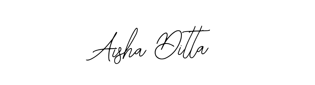 if you are searching for the best signature style for your name Aisha Ditta. so please give up your signature search. here we have designed multiple signature styles  using Bearetta-2O07w. Aisha Ditta signature style 12 images and pictures png